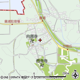 奈良県高市郡明日香村豊浦周辺の地図
