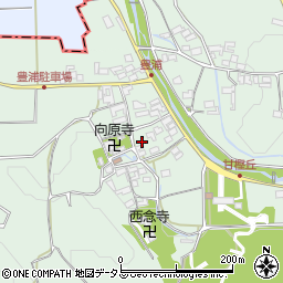 奈良県明日香村（高市郡）豊浦周辺の地図