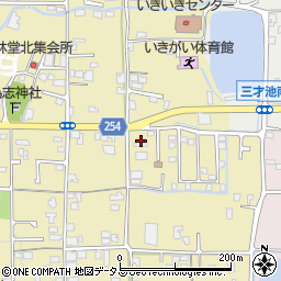 奈良県葛城市林堂71周辺の地図