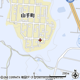 大阪府富田林市山手町23-5周辺の地図