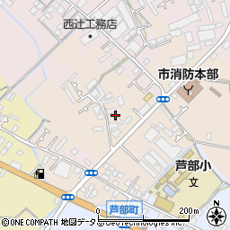 大阪府和泉市一条院町23周辺の地図