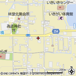 奈良県葛城市林堂167周辺の地図