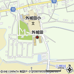外城田周辺の地図