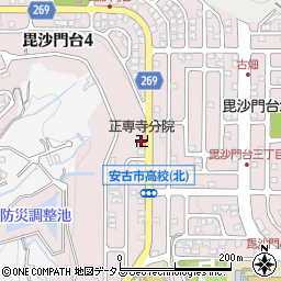 正専寺分院周辺の地図