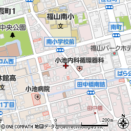 広島県福山市明治町周辺の地図