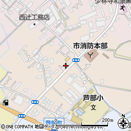 大阪府和泉市一条院町37周辺の地図