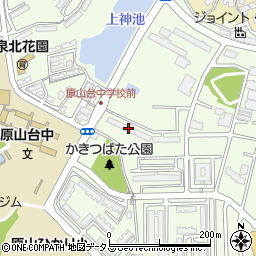 府公社原山台Ｂ団地３－１号棟周辺の地図