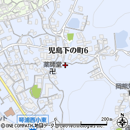 岡山県倉敷市児島下の町6丁目周辺の地図