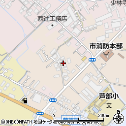 大阪府和泉市一条院町28周辺の地図