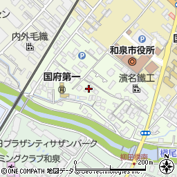 大阪府和泉市井ノ口町周辺の地図