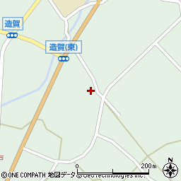 広島県東広島市高屋町造賀3305周辺の地図