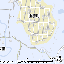 大阪府富田林市山手町18-14周辺の地図