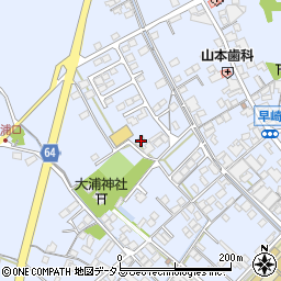 岡山県浅口市寄島町7696-1周辺の地図