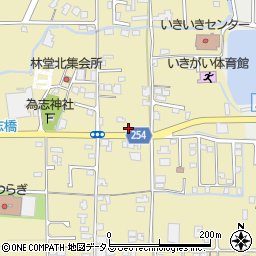 奈良県葛城市林堂153周辺の地図