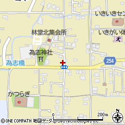 奈良県葛城市林堂304周辺の地図