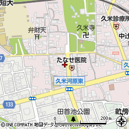 奈良県橿原市久米町412-8周辺の地図