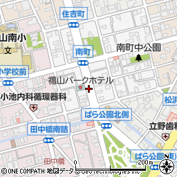 〒720-0806 広島県福山市南町の地図