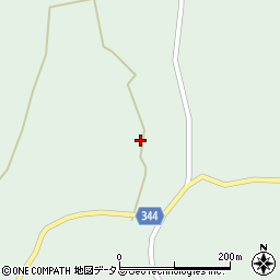 広島県三原市久井町山中野344周辺の地図