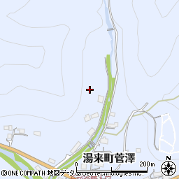 広島県広島市佐伯区湯来町大字菅澤598周辺の地図