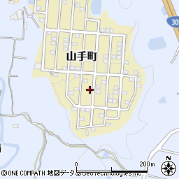 大阪府富田林市山手町19-7周辺の地図