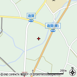 広島県東広島市高屋町造賀3560周辺の地図