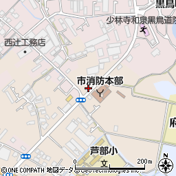 大阪府和泉市一条院町144周辺の地図