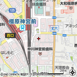 ＧＳパーク橿原神宮前駅東口駐車場周辺の地図