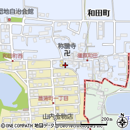 奈良県橿原市和田町16周辺の地図