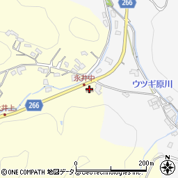 永井公民館周辺の地図