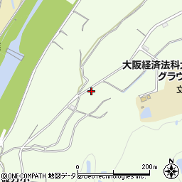大阪府富田林市彼方591-2周辺の地図