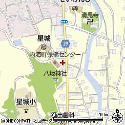 小豆島町役場　草壁公民館周辺の地図