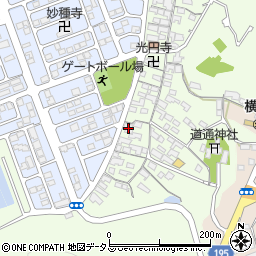 岡山県笠岡市横島1264周辺の地図
