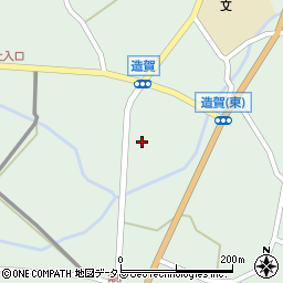 広島県東広島市高屋町造賀3588周辺の地図