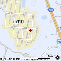 大阪府富田林市山手町21-5周辺の地図