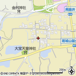 奈良県葛城市南藤井周辺の地図