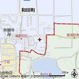 奈良県橿原市和田町24周辺の地図