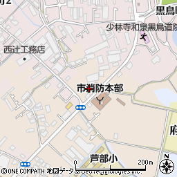 大阪府和泉市一条院町156周辺の地図