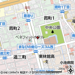 三井海上火災保険株式会社　福山損害調査センター周辺の地図
