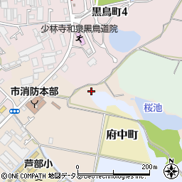 大阪府和泉市一条院町190周辺の地図