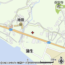 香川県小豆郡小豆島町蒲生1451周辺の地図