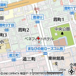 山口銀行福山支店周辺の地図