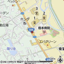 樫本病院前周辺の地図