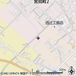 大阪府和泉市黒鳥町周辺の地図