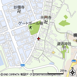 岡山県笠岡市横島1257周辺の地図