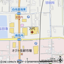 ｍａｎｄａｉ新庄花内店周辺の地図