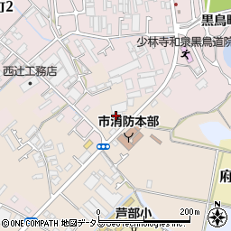 大阪府和泉市一条院町163周辺の地図