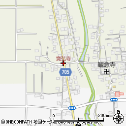 寛弘寺周辺の地図