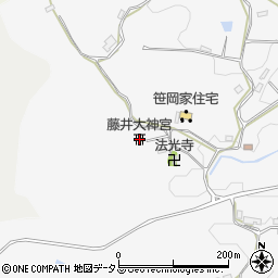 藤井大神宮周辺の地図