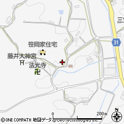 奈良県宇陀市大宇陀藤井482周辺の地図