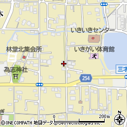 奈良県葛城市林堂150周辺の地図